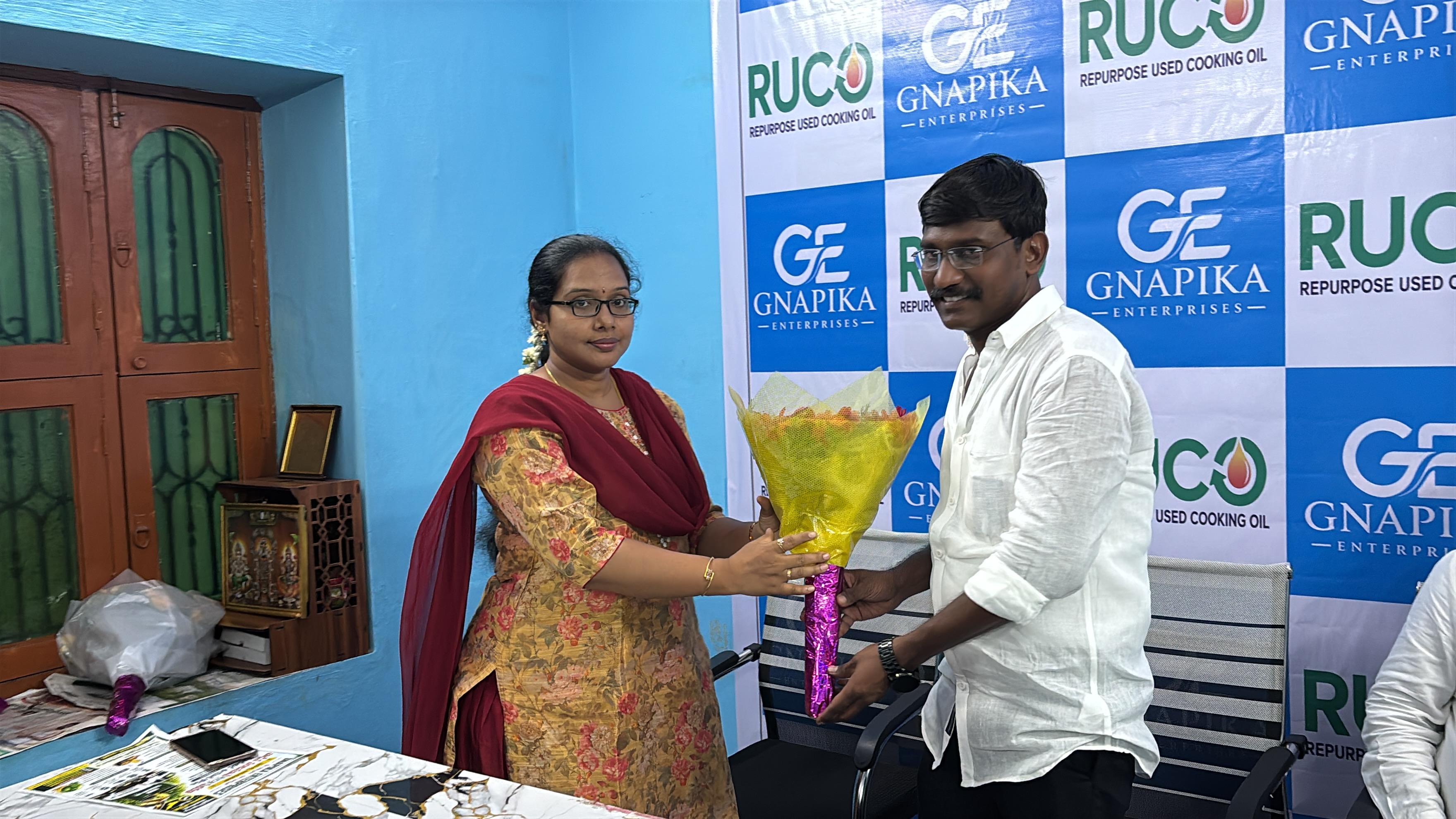 Gnapika Enterprises team at a RUCO partnership event